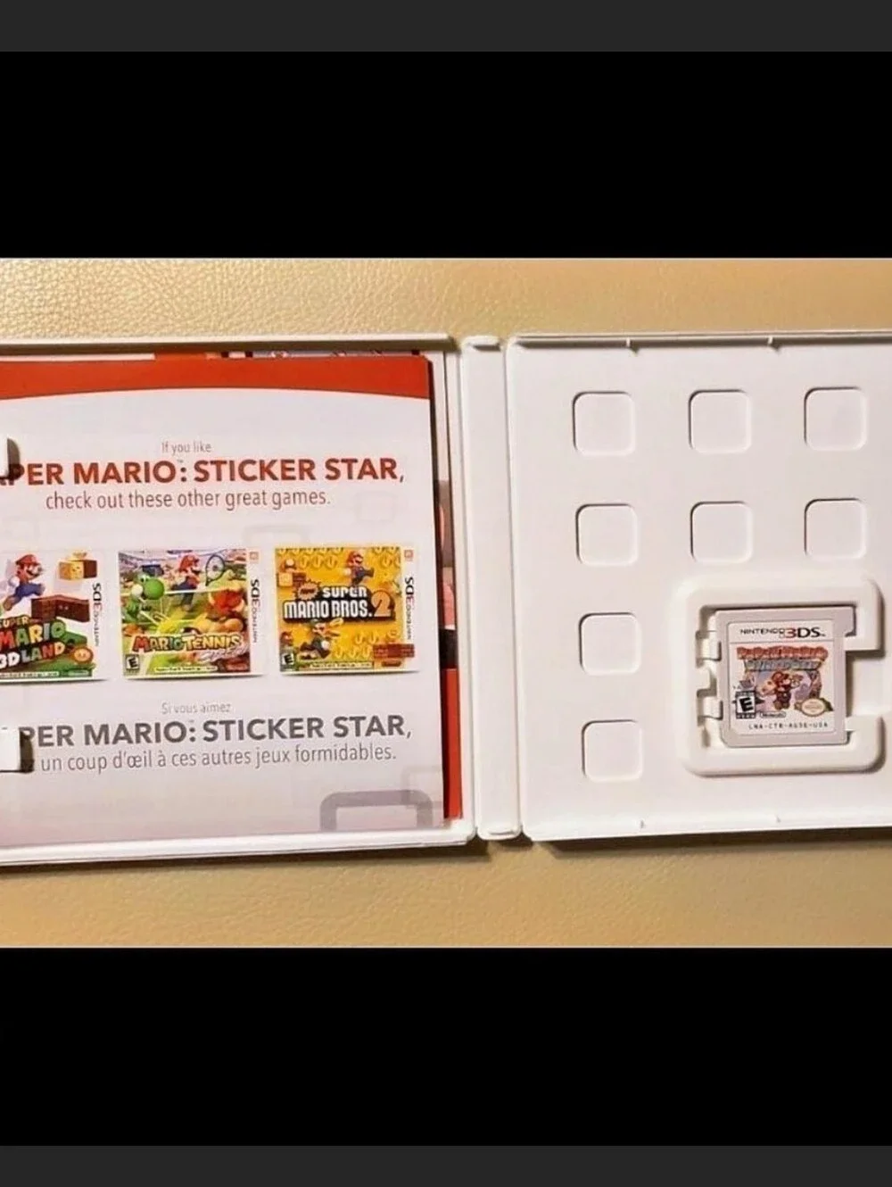 Paper Mario Sticker Star Game Paper Mario 3DS Game Nintendo 3DS Mario Star
